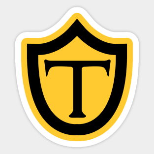 Peter Thorndyke - Badge (Black on Yellow) Sticker